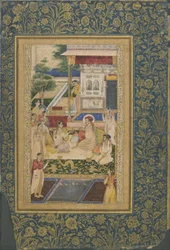 Jahangir und Prinz Khurram von Nur Jahan bewirtet